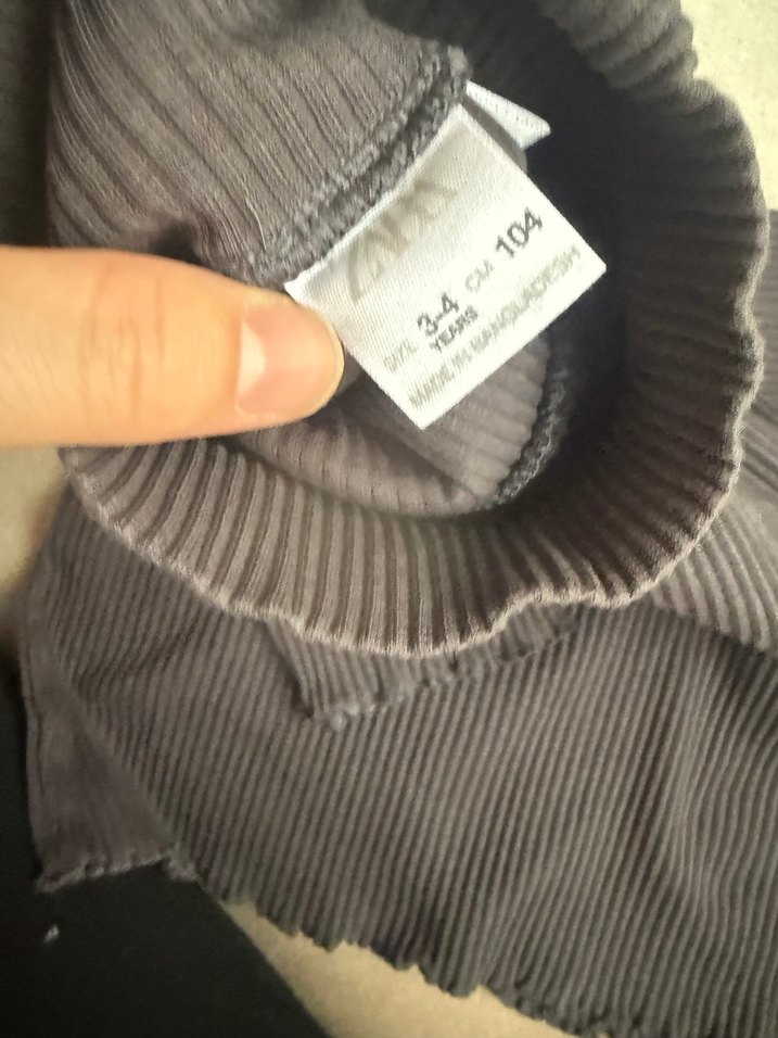 Gri fitilli Balıkçı Yaka kız çocuk body - Görsel 3