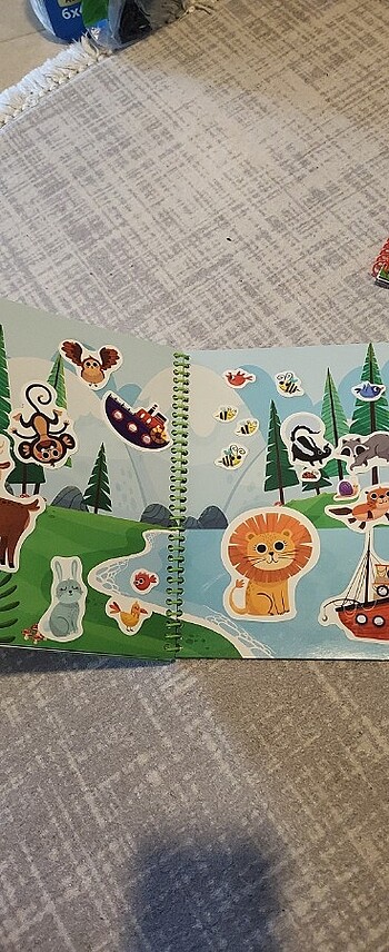 Beden 5 adet tekrat kullanilabilrn sticker kitabi