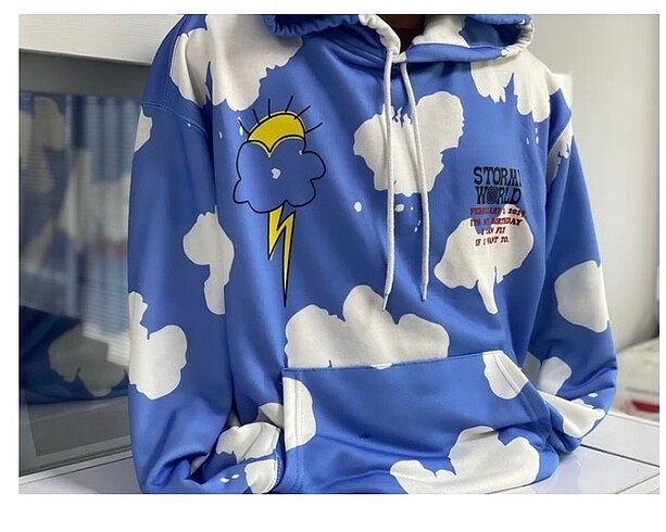 Astroworld stormi versiyon hoodie