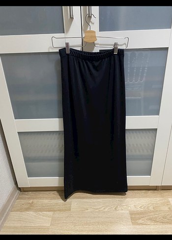 Siyah Maxi Basic Etek - Görsel 2