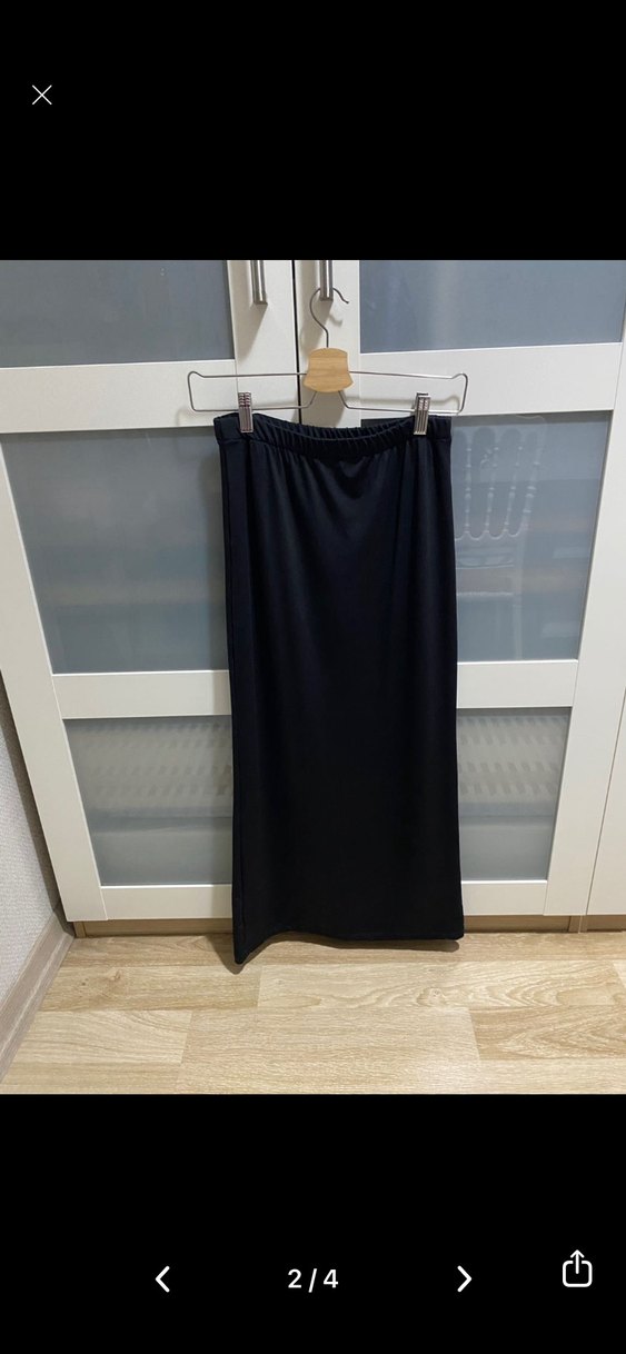 Siyah Maxi Basic Etek - Görsel 2