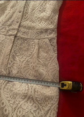 Dantel İşlemeli Bej Vintage Bluz - Görsel 4