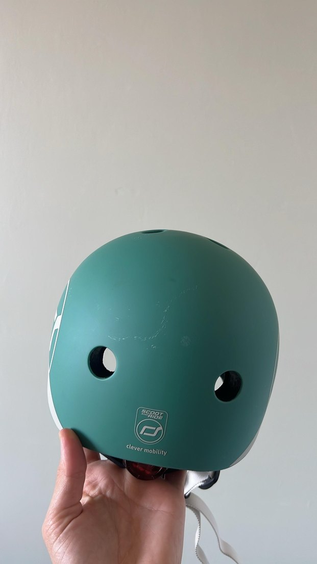 Yeşil Biker Motosiklet Kaskı  scoot and ride - Görsel 3