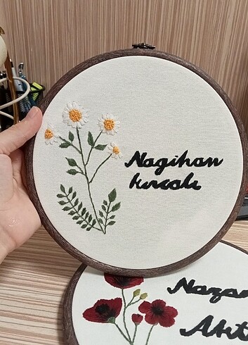  İsme özel kasnak pano