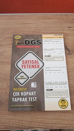 Tasarı dgs matematik yaprak test