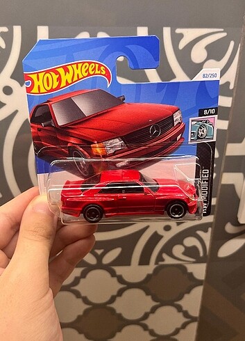 diğer Beden kırmızı Renk Hot wheels Mercedes Benz 560 Sec Amg NADİR