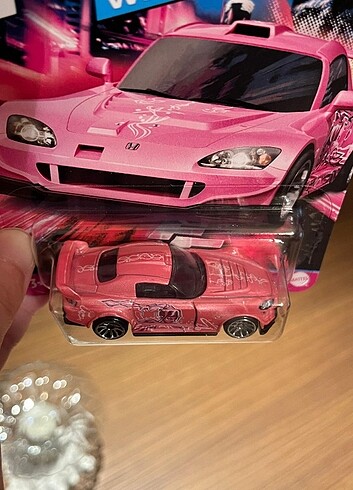 diğer Beden pembe Renk Hot wheels Fast furious Honda S2000 NADİR