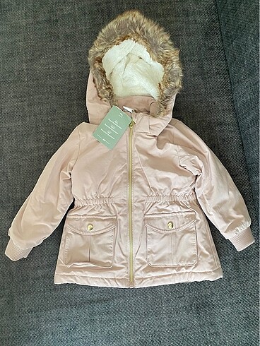 12-18 Ay Beden pembe Renk H&M dolgulu mont