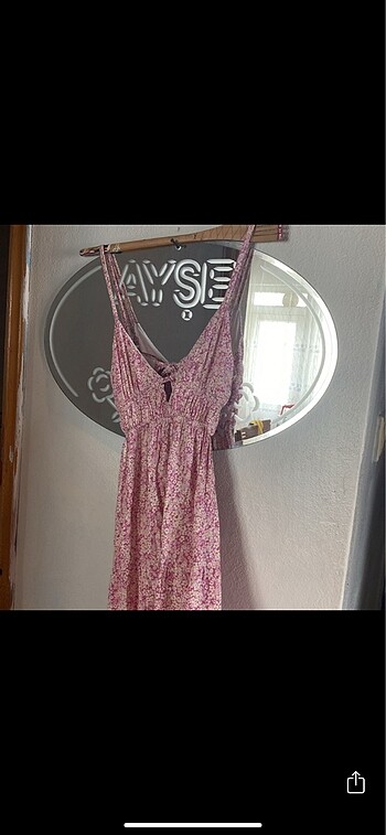 H&M mavi elbise