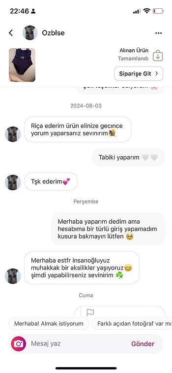 Ürün memnuniyeti