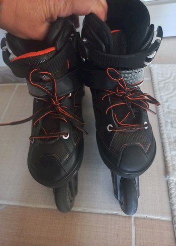 Erkek Siyah Bağcıklı Spor Paten