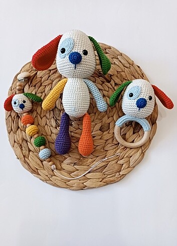 Amigurumi köpek set