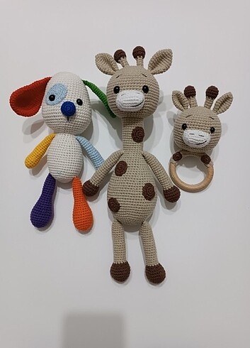 Amigurumi zürafa köpek