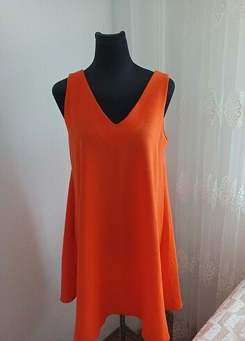 Turuncu elbise  - Görsel 2