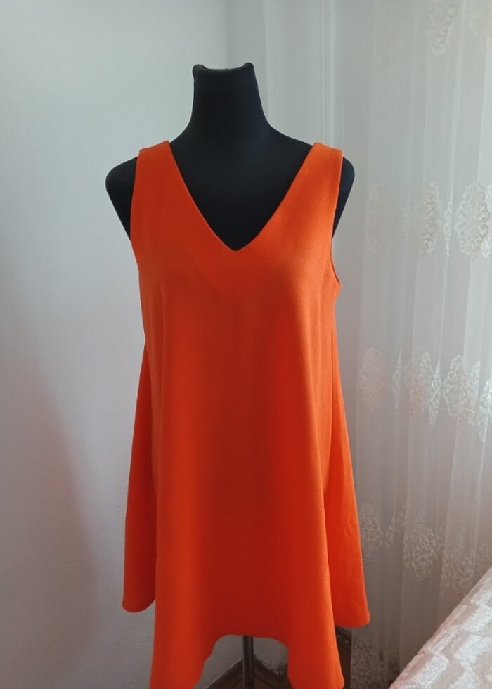 Turuncu elbise  - Görsel 2