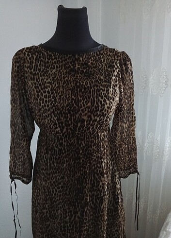 Leoparlı elbise - Görsel 2
