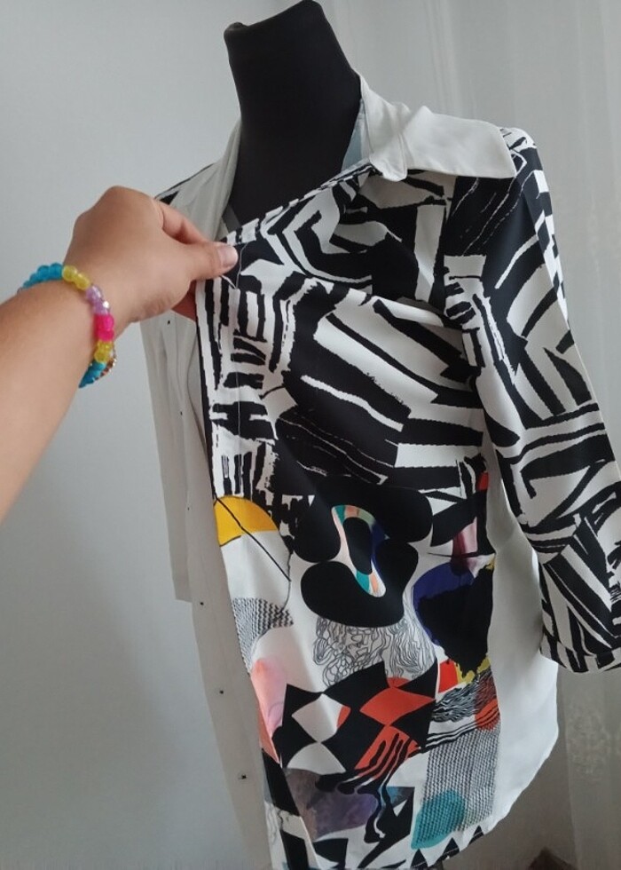 Uzun gomlek - Görsel 4