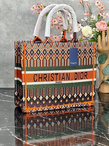 Dior Dior dokuma plaj ve günlük çantası