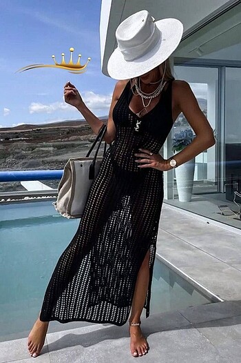 Yves Saint Laurent Ysl plaj elbise
