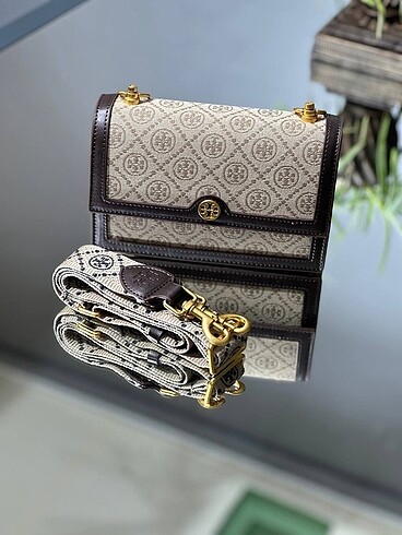  Beden kahverengi Renk Tory Burch T monogram