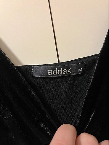 Addax Addax kadife elbise