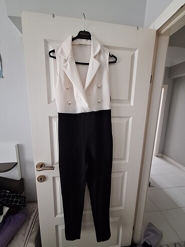 Blazer kolsuz tulum