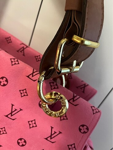 Beden pembe Renk Louis vuitton çanta y2k çanta