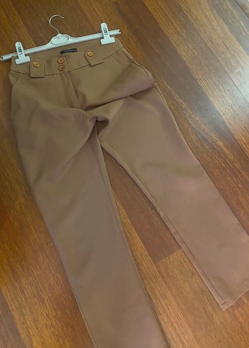 Zara Bej Duz Kesim Pantolon