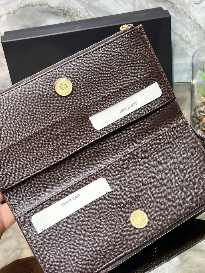 Vakko Deri Fermuarlı Kadın Cüzdanı - Görsel 3