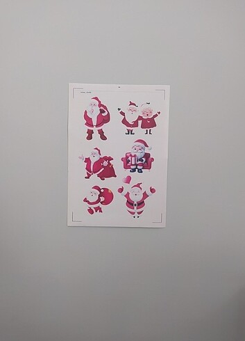 Noel Baba sticker 