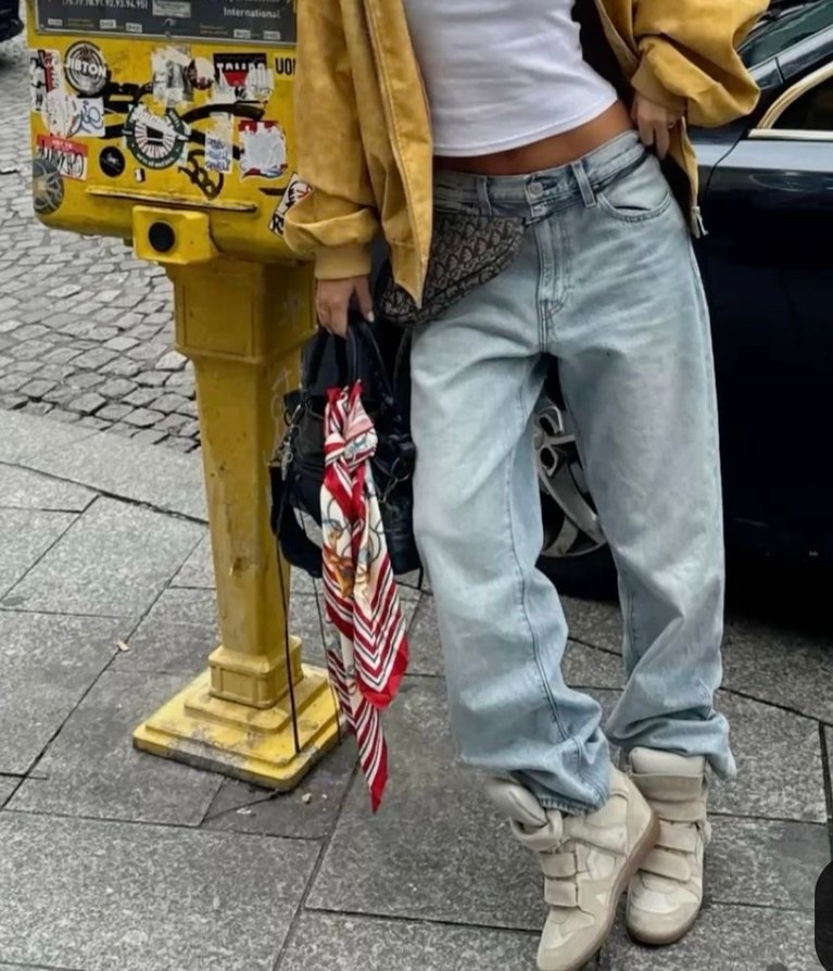 ISABEL MARANT Kadın Beyaz Dolgu Topuklu Bağcıklı Spor Ayakkabı - Görsel 4