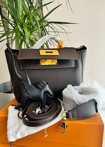 Kahverengi Deri Kadın El Çantası - Görsel 6