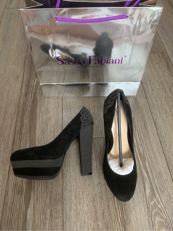 Sasha Fabiani gerçek deri Topuklu ayakkabı - Görsel 3