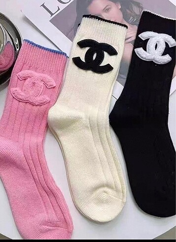 Chanel çorap tekli