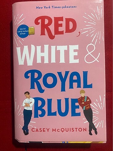 red white & royal blue ciltli baskı