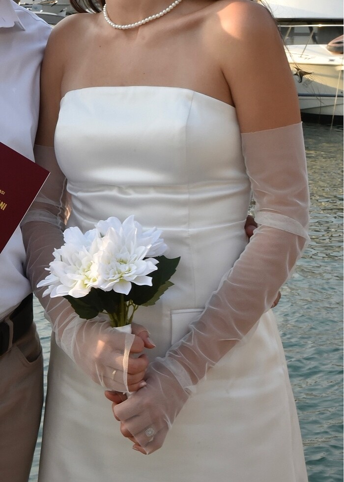 Saten beyaz - Görsel 2