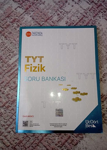 TYT Fizik Soru Bankası ÜçDörtBeş yayınları