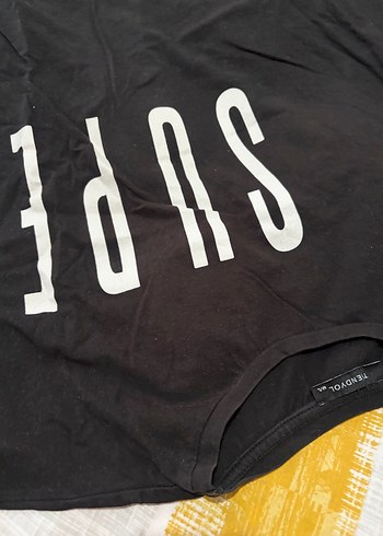 Siyah kadınTişört - Görsel 3