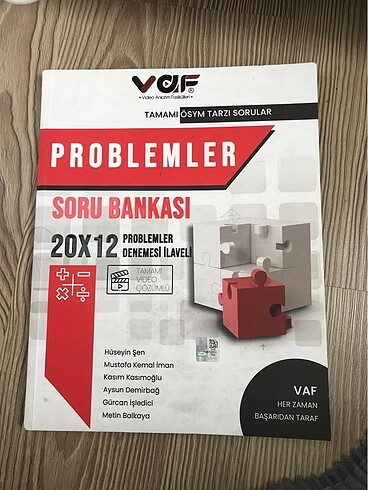 Problemler soru bankası