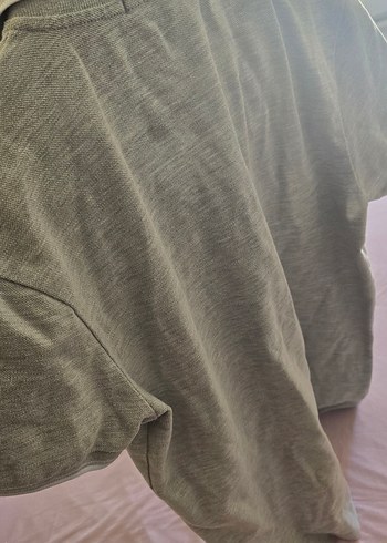 m Beden Gri Kısa Kollu Polo Yaka Tişört
