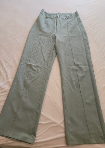 Zara Bej Yüksek bel Kadın Kumaş Pantolon