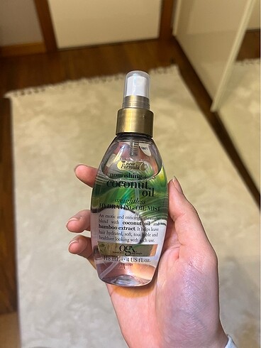 Ogx coconut oil saç bakım sprey serum