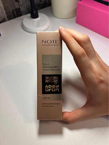 Note 3 in 1 glowing skin renkli nemlendirici n.10