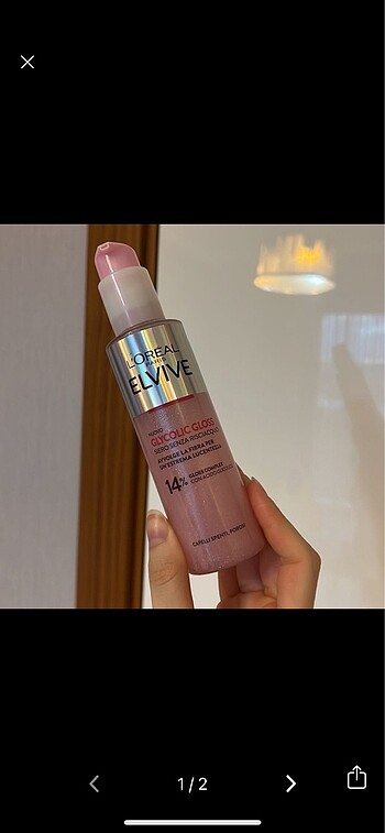 Elseve glycolic gloss saç serumu