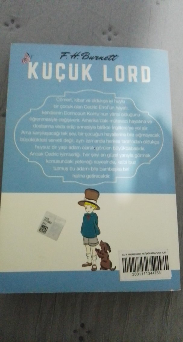 Küçük Lord - F.H. Burnett Çocuk Kitabı - Görsel 2