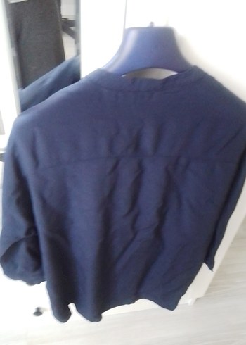 Lacivert yargici bluz - Görsel 6