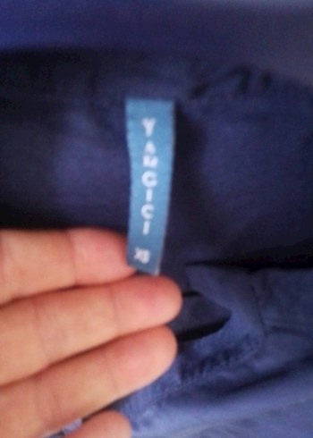 Lacivert yargici bluz - Görsel 3