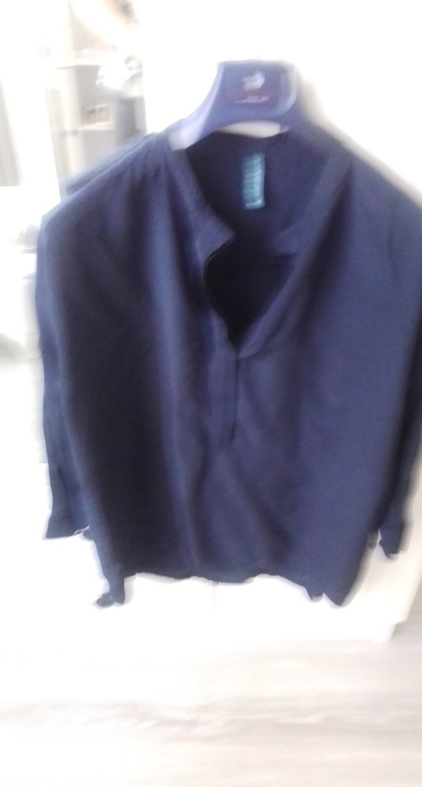 Lacivert yargici bluz - Görsel 2