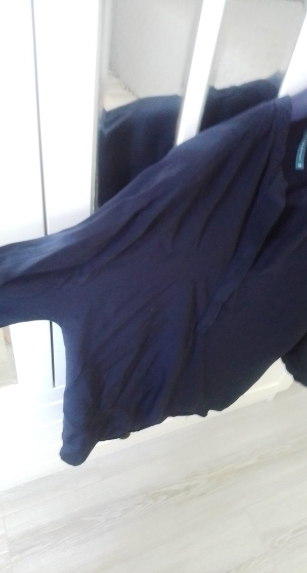 Lacivert yargici bluz - Görsel 4