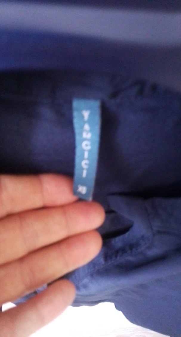 Lacivert yargici bluz - Görsel 3